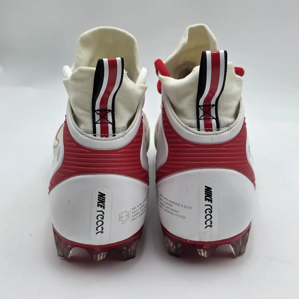 Nike Alpha Huarache 8 Elite OSU Lacrosse Cleats Men's Size 10.5 CW4830-101